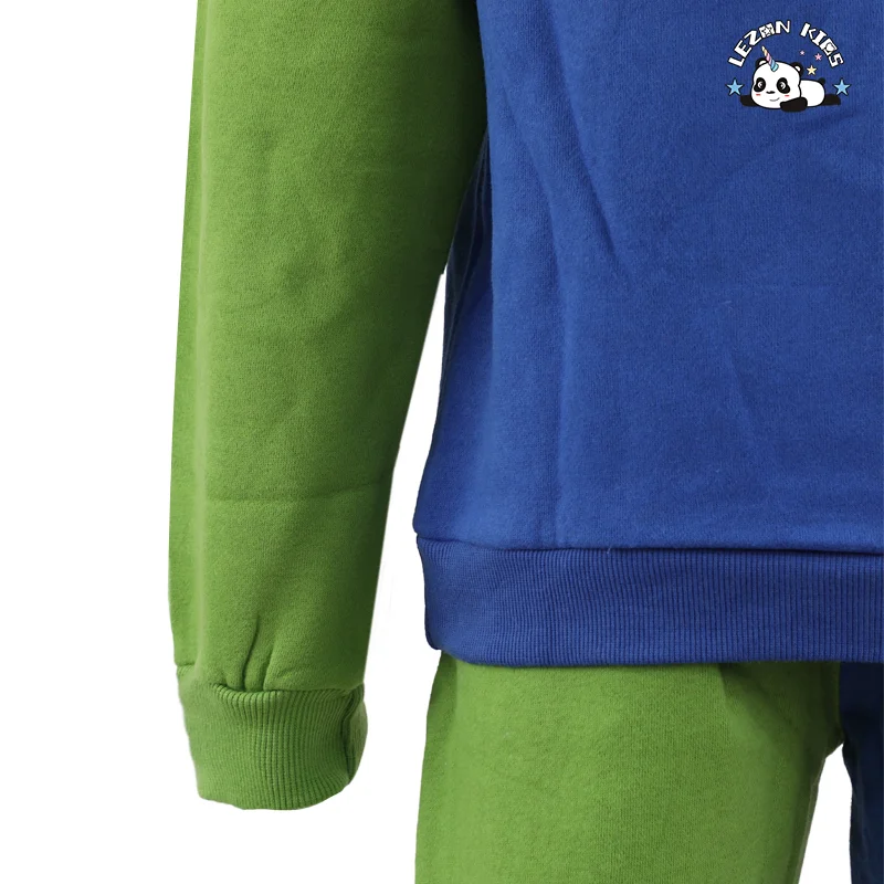 LEZONKIDS - Customizable Boutique Stylish Color Block Private Label Baby Boys Clothes Sets Kids Fall Clothing Set